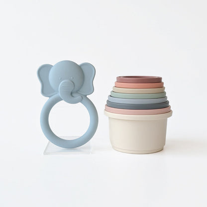 ティーサー＆スタッキングカップセット-Elephant Set