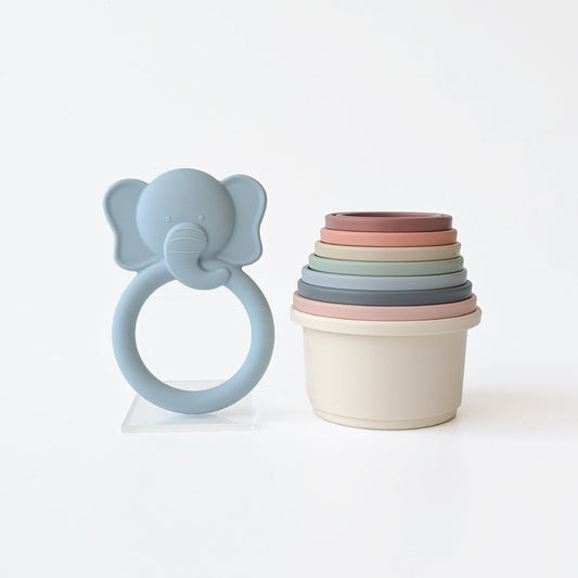 ティーサー＆スタッキングカップセット-Elephant Set
